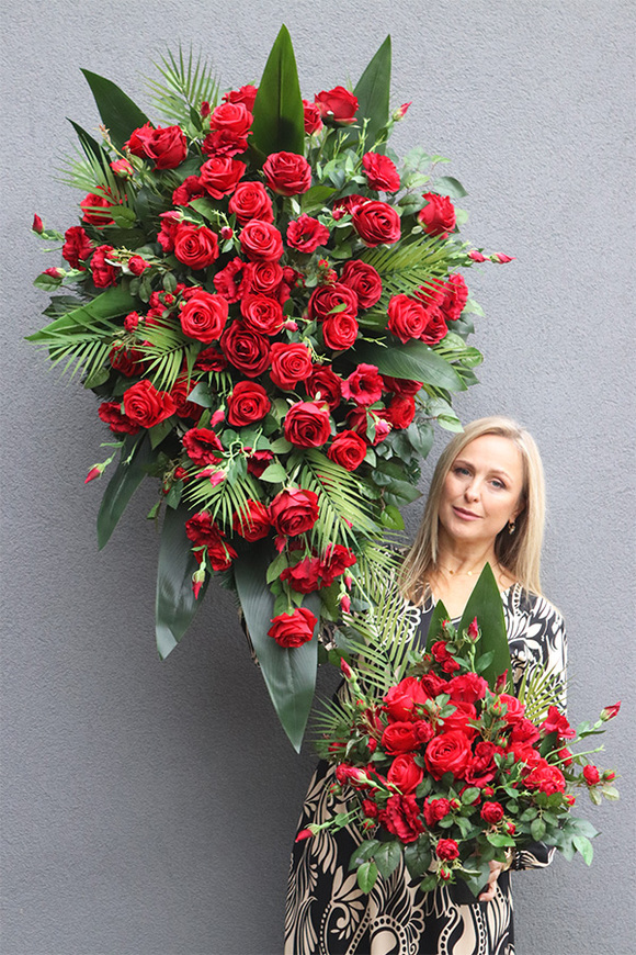 Gloria Reddite, bukiet nagrobny we wkładzie