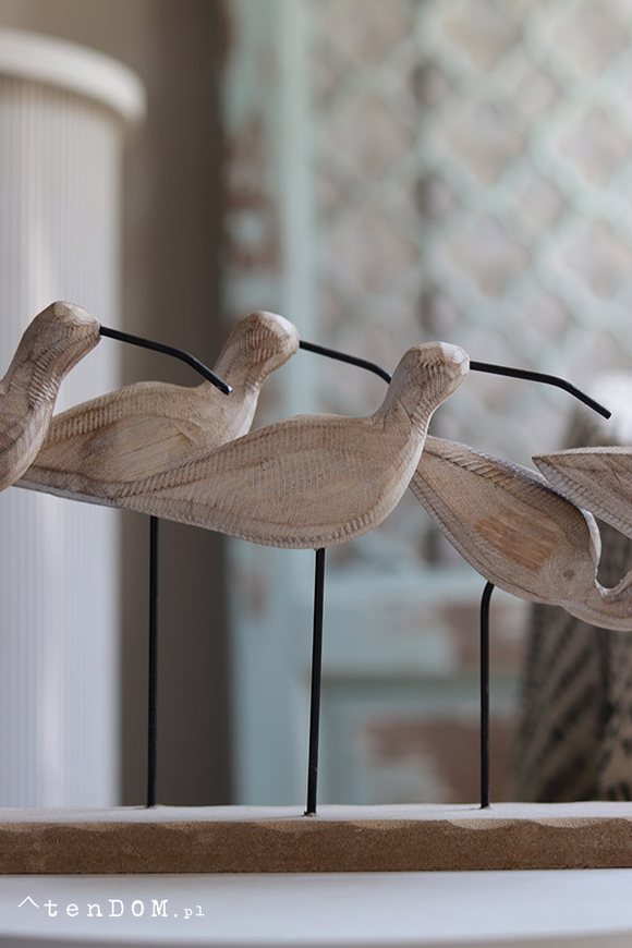 Wood Dekor Ibisy, figurka dekoracyjna ptaki