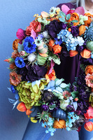 Kolorowe Domostwo, duży jesienny wianek