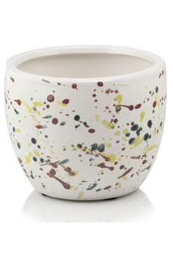 Jocoso, osłonka ceramiczna doniczka, wym.11x13cm 