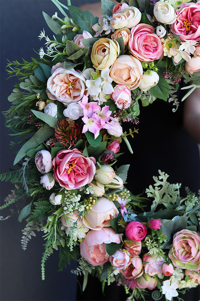 wieniec nagrobny, Palaise Pink, śr.54cm