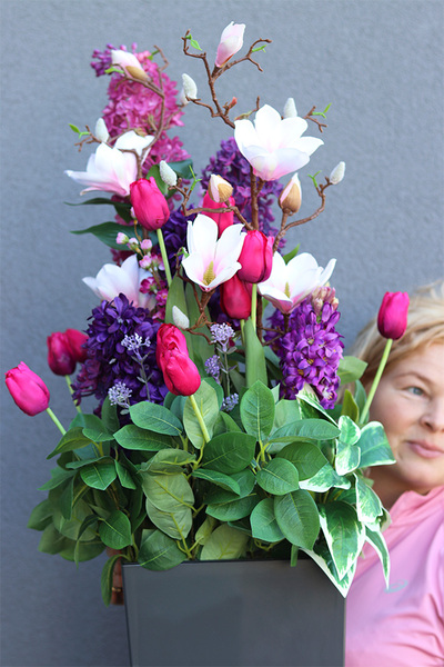 Hiacyntana, wiosenna kompozycja roślinna