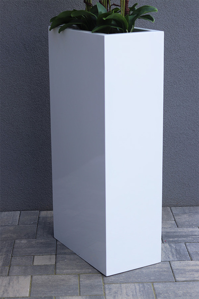 Fiberglass Grande Quadrina, ekskluzywny wysoki biały storczyk