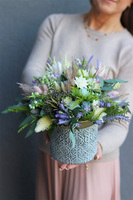 kompozycja z wrzosem, Boho Gretra