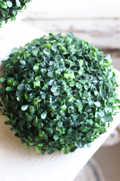 Neros 2, kula bukszpanowa w białym pucharze, wys.40cm