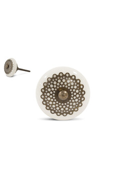 ozdobna gałka / uchwyt do mebli 8, śr.4cm