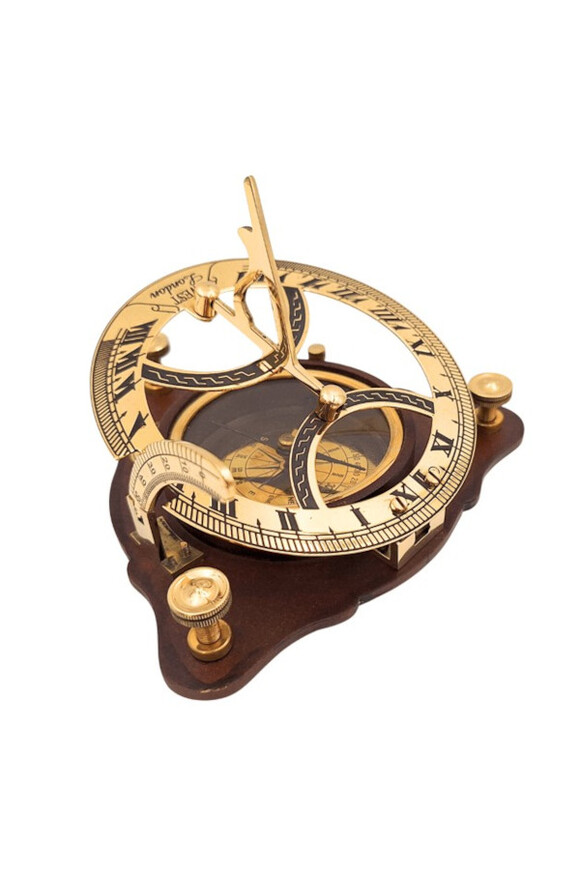 Solaris, mosiężny zegar słoneczny kompas