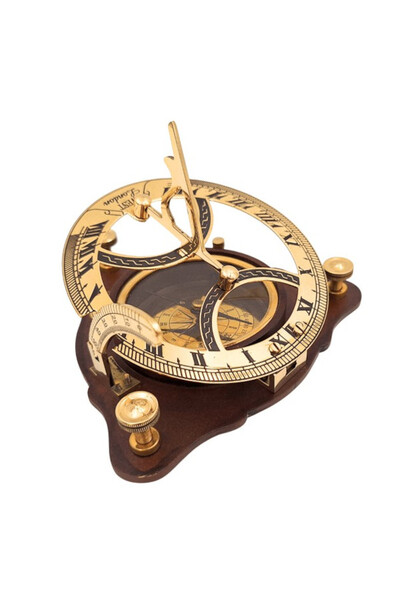 Solaris, mosiężny zegar słoneczny kompas