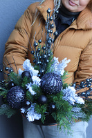 Zima w Granacie, komplet dekoracji nagrobnych