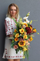 Jesień Miłości, dekoracja nagrobna w skrzynce