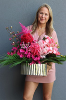 Pink Thailand, kompozycja kwiatowa w energetycznych kolorach