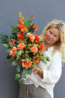 Orangeta Volcan, komplet dekoracji nagrobnych