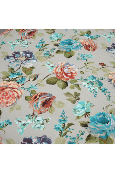 Color Garden, obrus w kwiaty, beżowy