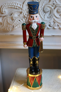 OD RĘKI Boris, figurka bożonarodzeniowa dziadek do orzechów, wys.49cm