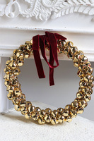 Złote Dzwoneczki, świąteczny wianek do powieszenia