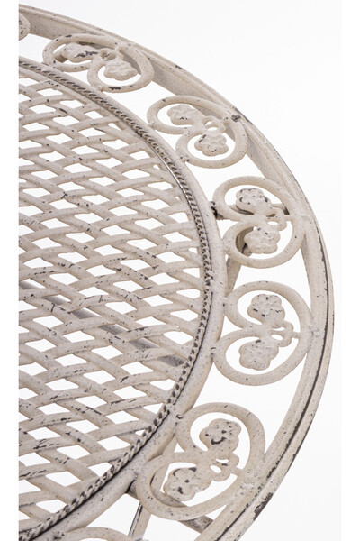 Anniston, metalowy stolik ogrodowy