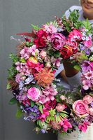 Aisling Pink Beauty, kwiatowy wianek