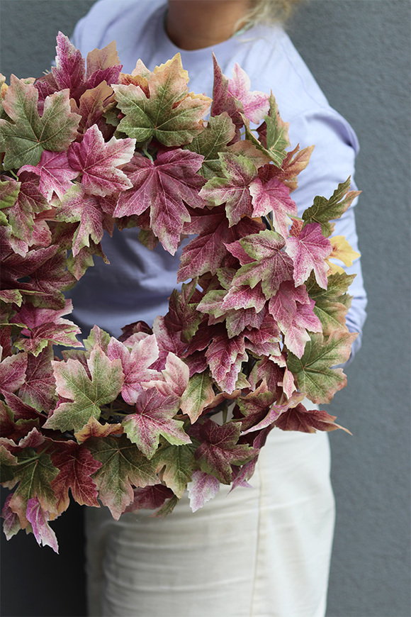 Jesienne Rumieńce, jesienny wianek na drzwi