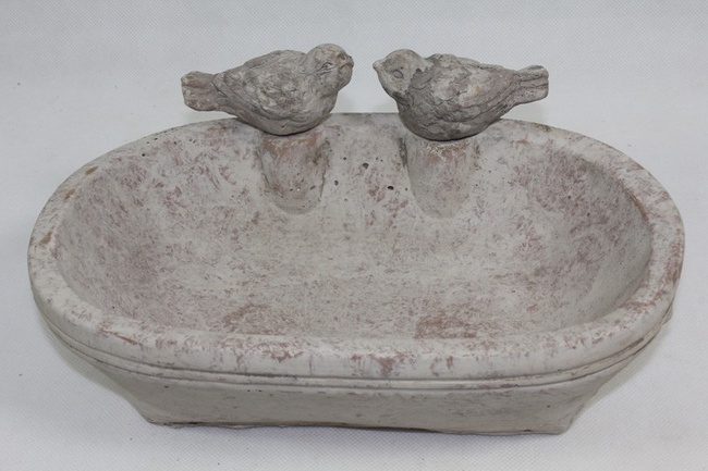 poidło dla ptaków owalne, Piaf, wym.13x31x18cm