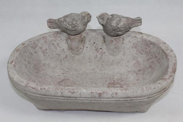 poidło dla ptaków owalne, Piaf, wym.13x31x18cm
