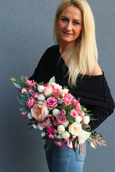 Freggato Pink, kompozycja kwiatowa