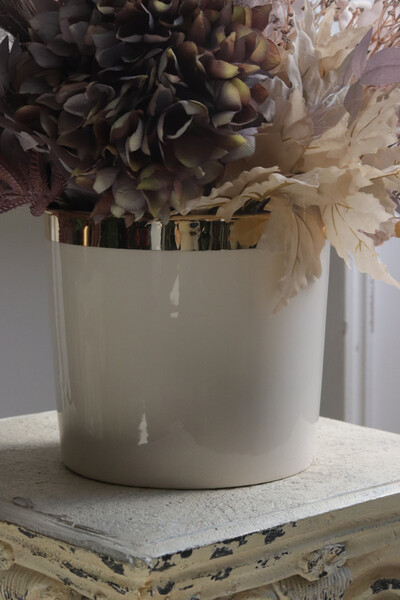 Jesień u Progu, jesienna kompozycja w naczyniu glamour