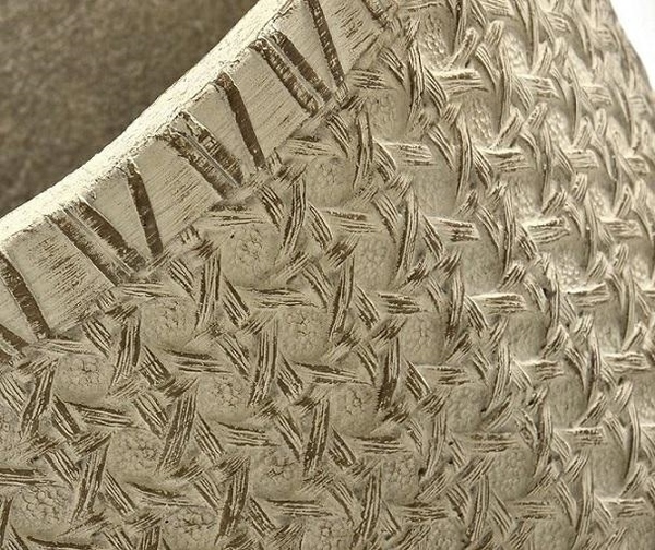 Boho donica krem 1A, wym.37x37x31cm 