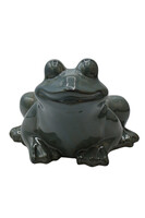 Żaba A, figurka ogrodowa ceramiczna