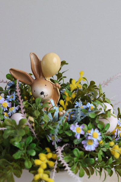 Bunny Spring, wielkanocna kompozycja w pucharze