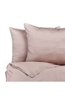 Cotton Minimal, komplet pościeli bawełnianej, brudny róż