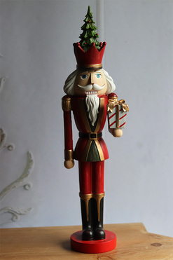 OD RĘKI Chutney B, figurka bożonarodzeniowa dziadek do orzechów, wys.48cm 