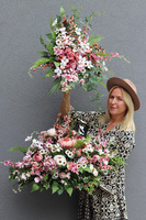 Leodera, komplet dekoracji nagrobnych, bukiet + wiązanka