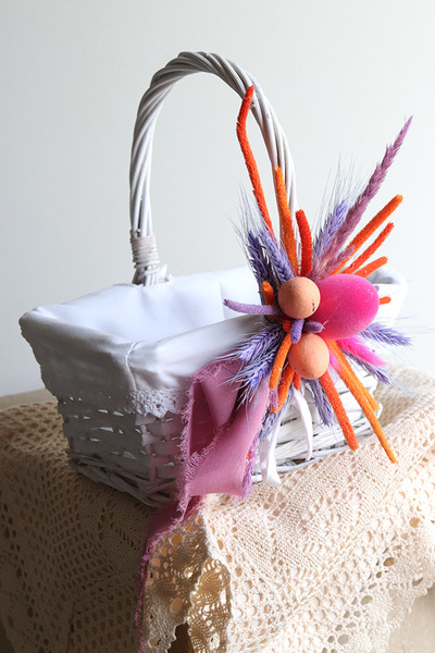 Kreolia, dekorowany koszyczek wielkanocny