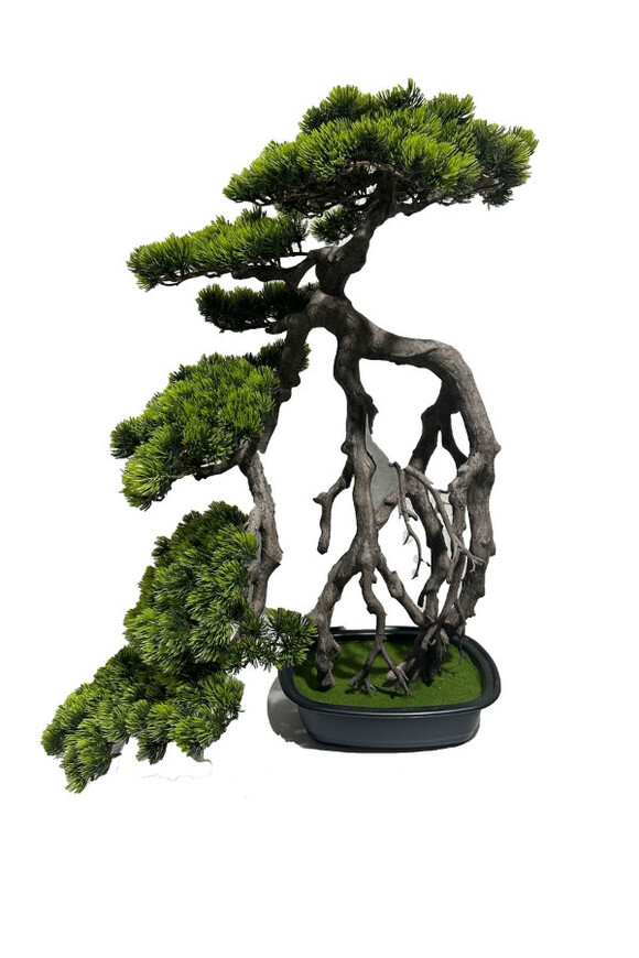 Bonsai, sztuczna roślina w doniczce