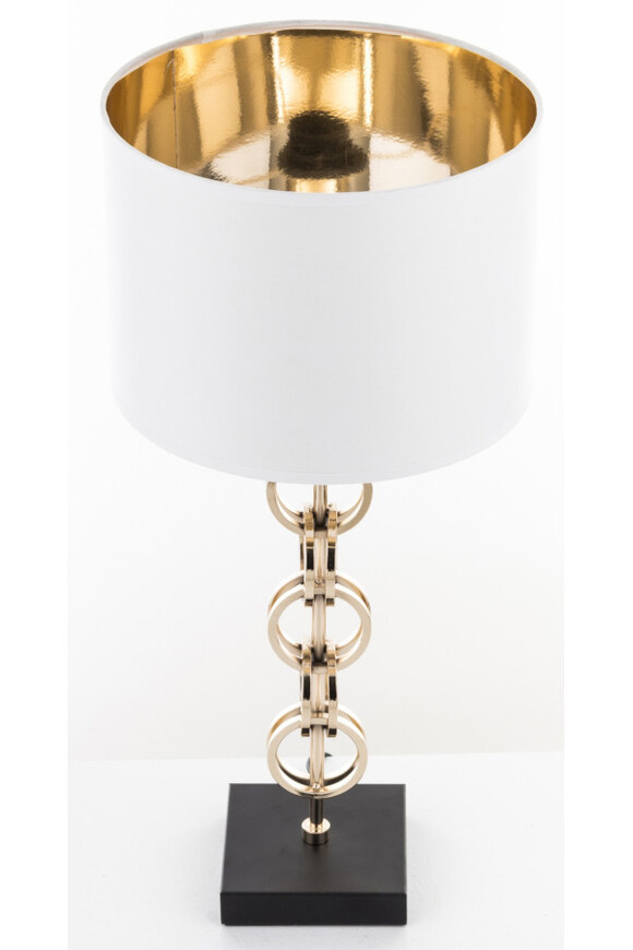 Chain White, elegancka lampa stołowa