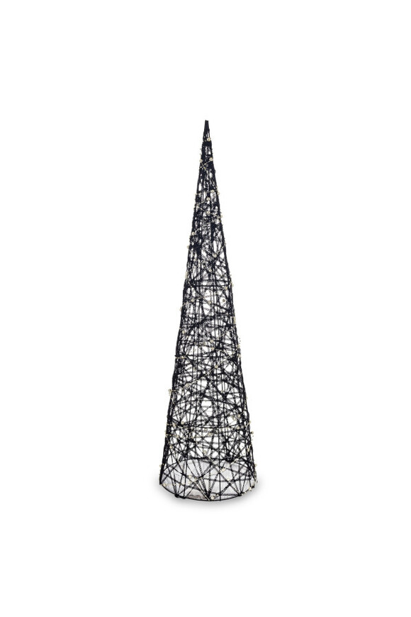 Modern Glamm, świąteczna figurka choinka LED stożek