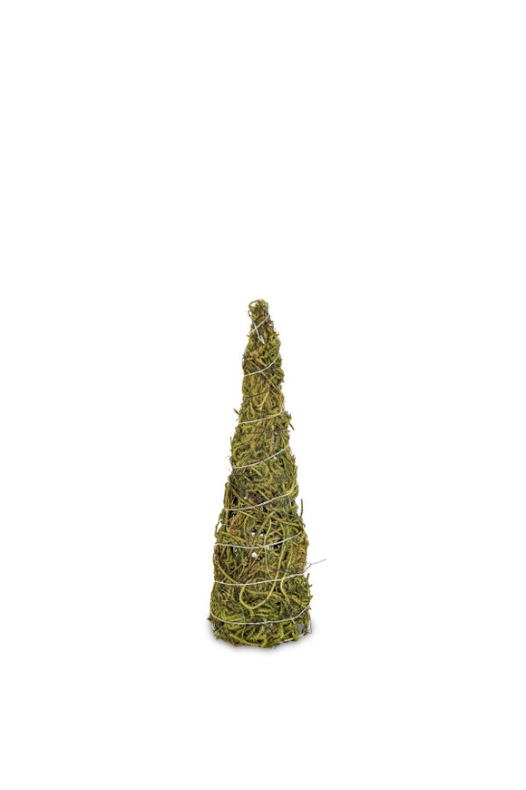 Christmas Natural, świąteczna figurka choinka LED stożek