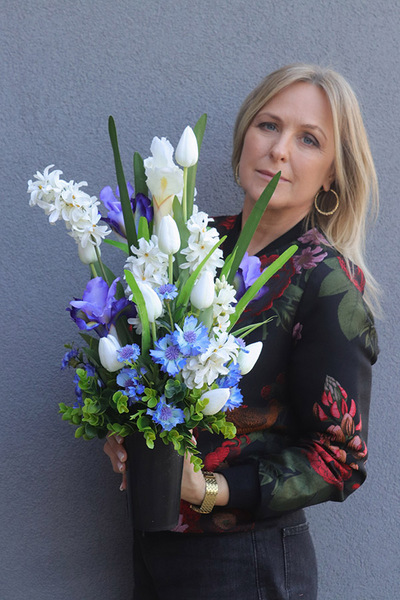 Tulip Iris, komplet dekoracji nagrobnych