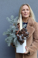 Naturena, świąteczny stroik adwentowy