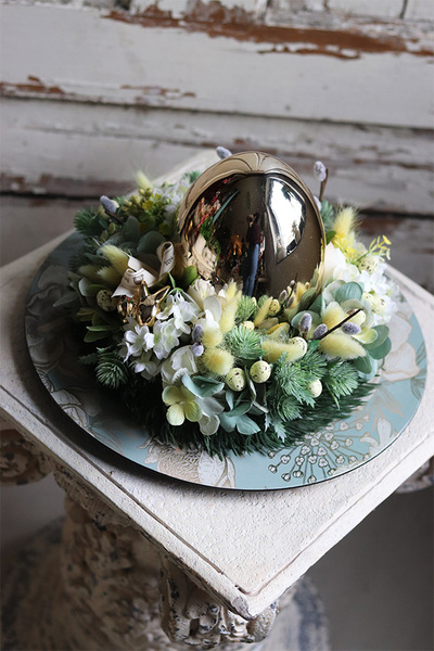 stroik wielkanocny, Wiosenna Chwila, śr.33cm 