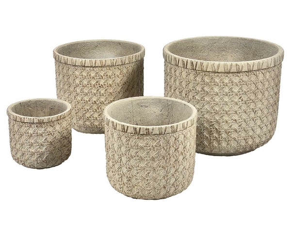 Boho donica krem 1A, wym.37x37x31cm 