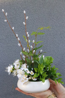 Spring Deco, stroik wielkanocny z baziami