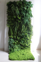 Greeneta Krellte, ścianka jednostronna ze sztucznych roślin