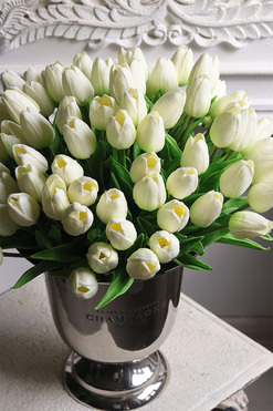 Cooler Emporio Tulips, nowoczesna wiosenna dekoracja, wys.45cm  