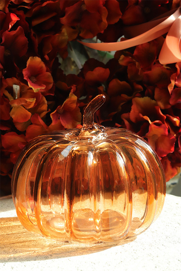 Glass Pumpkin, dekoracyjna dynia szklana