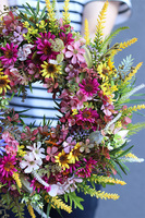 Jadwiga, barwny wianek z margerytkami