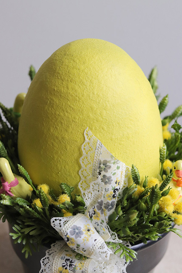 Easter Egg Sunny, stroik wielkanocny z jajem