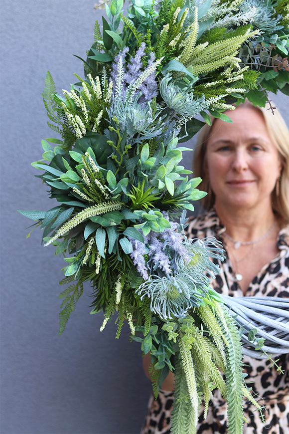 Tytania, wianek na drzwi