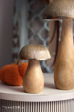 Borowik, grzybek figurka drewniana B, wym.13x9cm