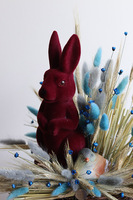 Velvet Cottage, stroik wielkanocny z zajączkiem